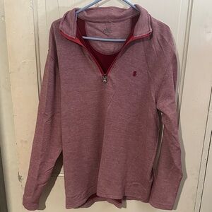 Izod Red Lightweight 1/4 Zip Pullover